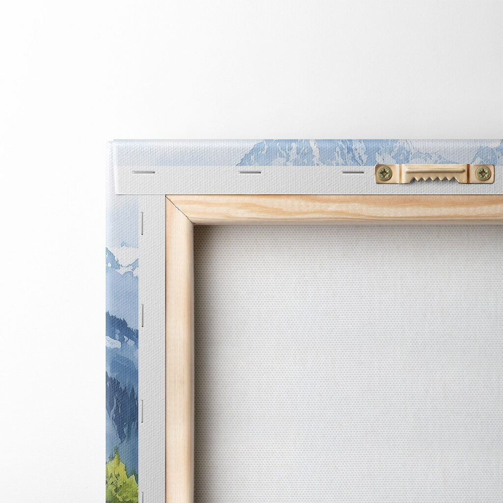 Table with food on it and a house in the background