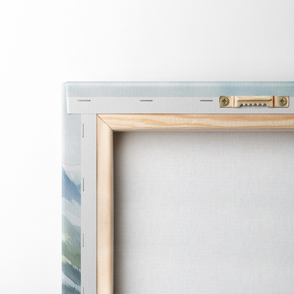 Table with plates of food and cups on it with mountains in the background Table with plates of food and cups on it with mountains in the background