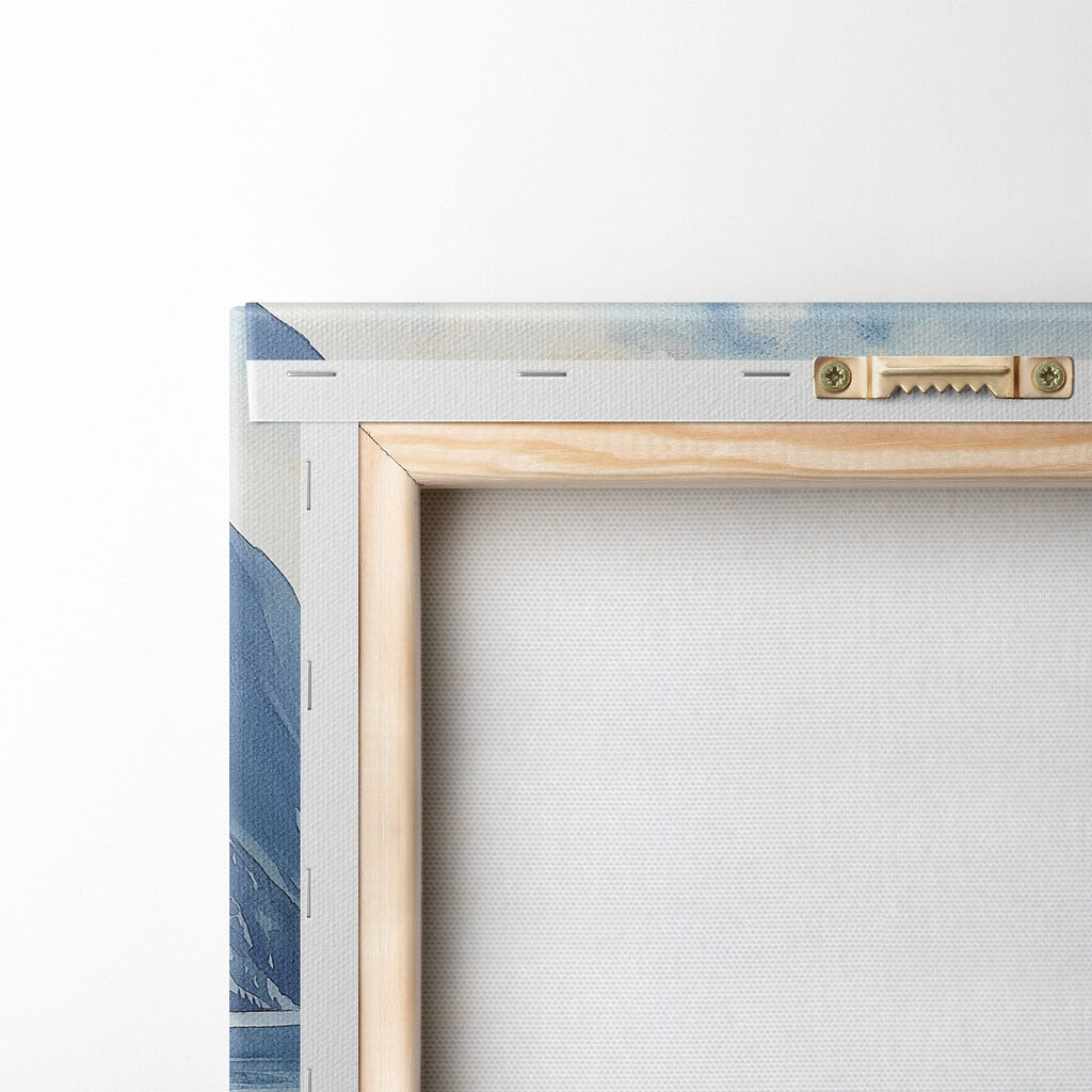 Van next to a lake Van next to a lake