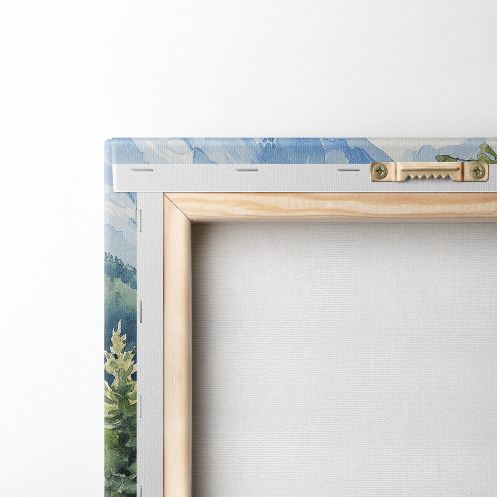 Pan of food and a pan of eggs on a table with a lake in the background Pan of food and a pan of eggs on a table with a lake in the background