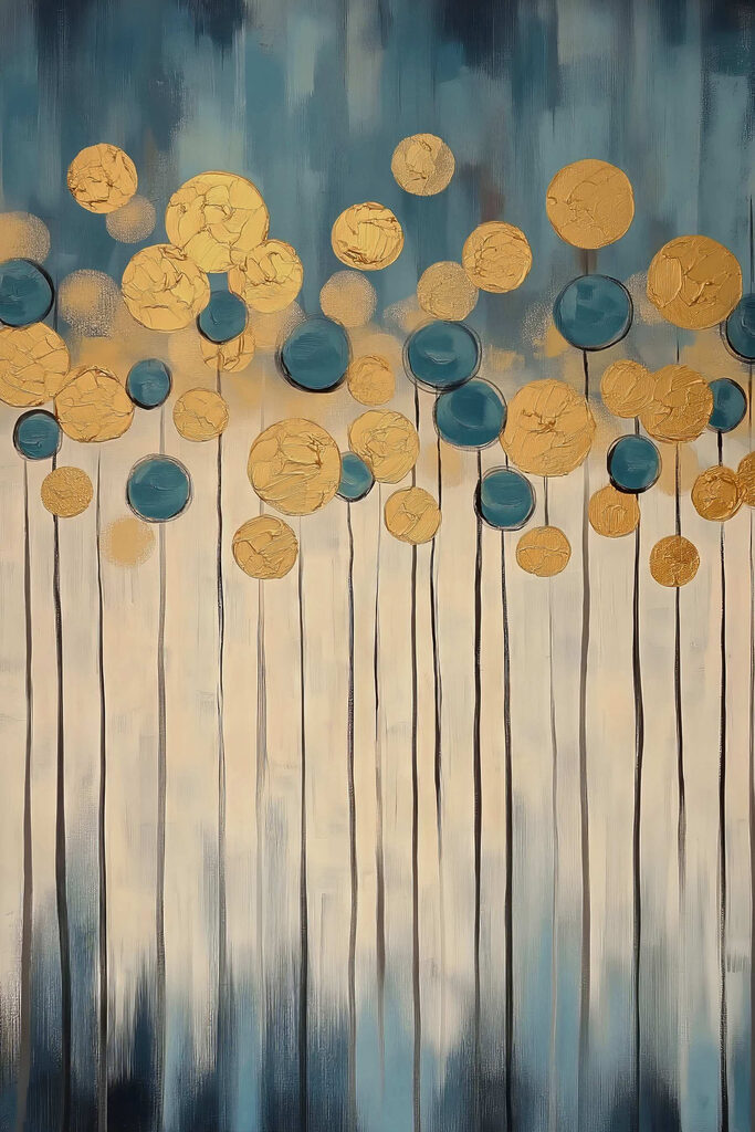 Vibrant circles in soothing colors