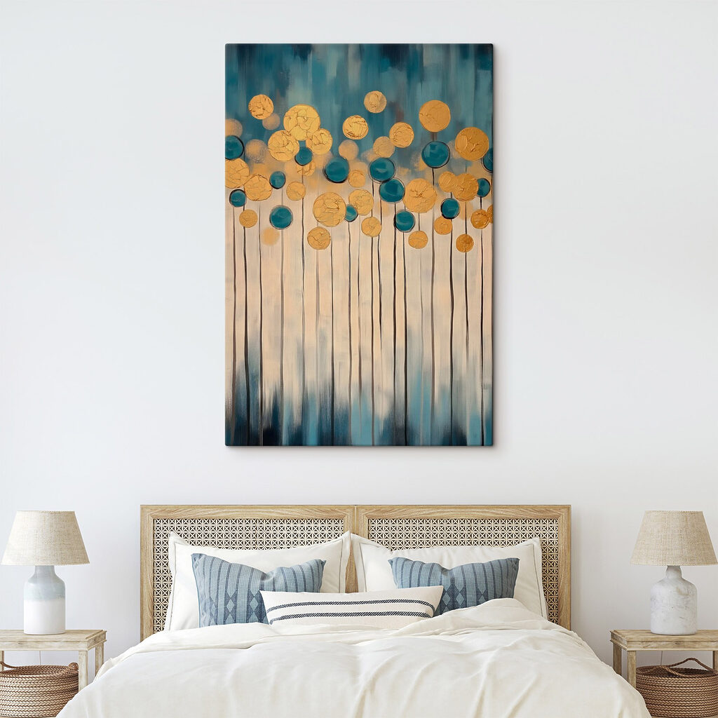 Vibrant circles in soothing colors