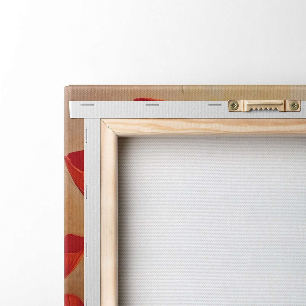 Painting of red flowers