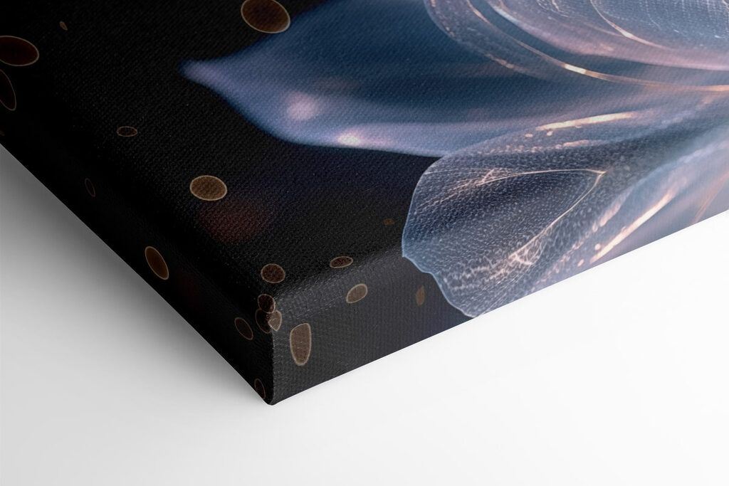 Transparent flower with a white center Transparent flower with a white center