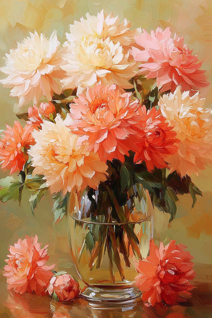 Beautiful blooms in vibrant colors