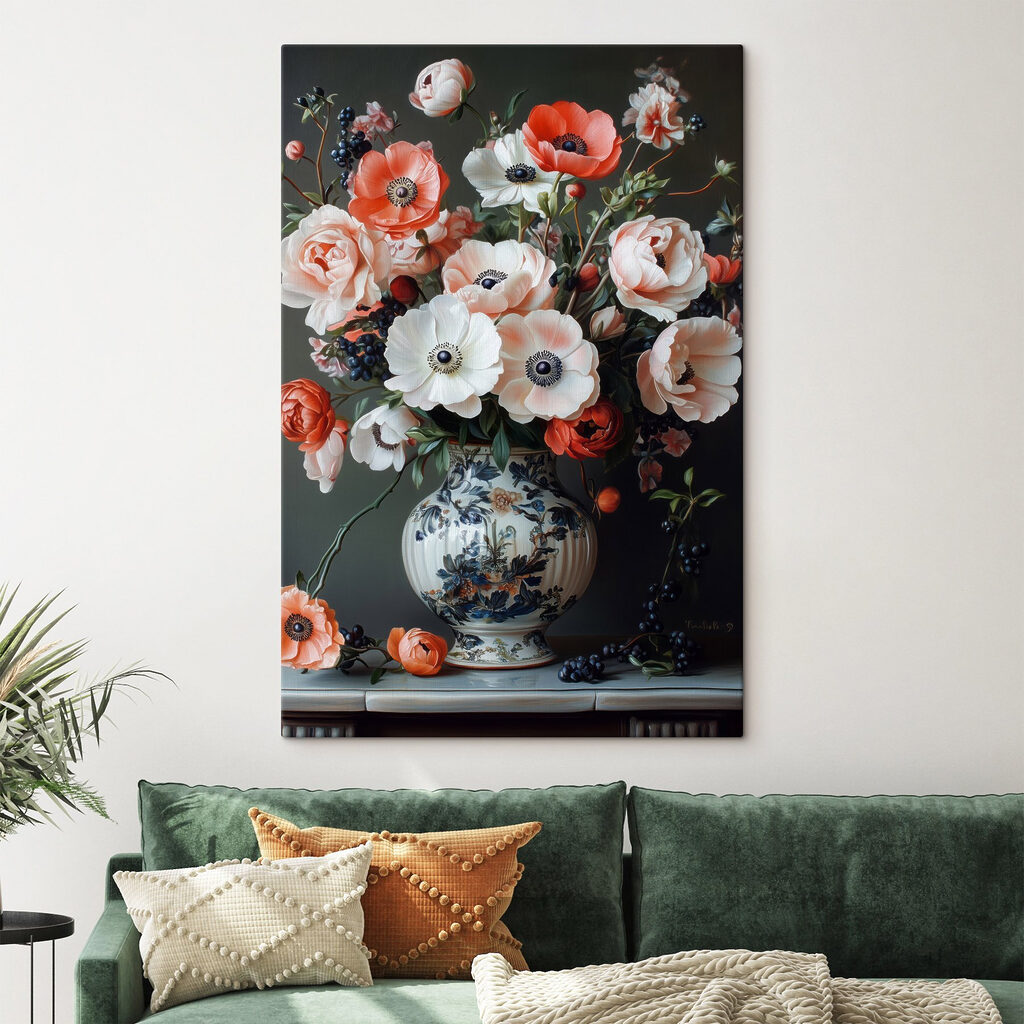 Vase with flowers in it