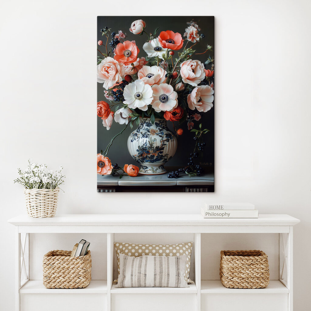 Vase with flowers in it