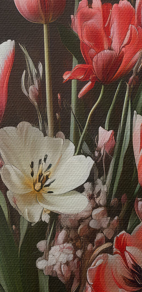 Bouquet of flowers in a vase