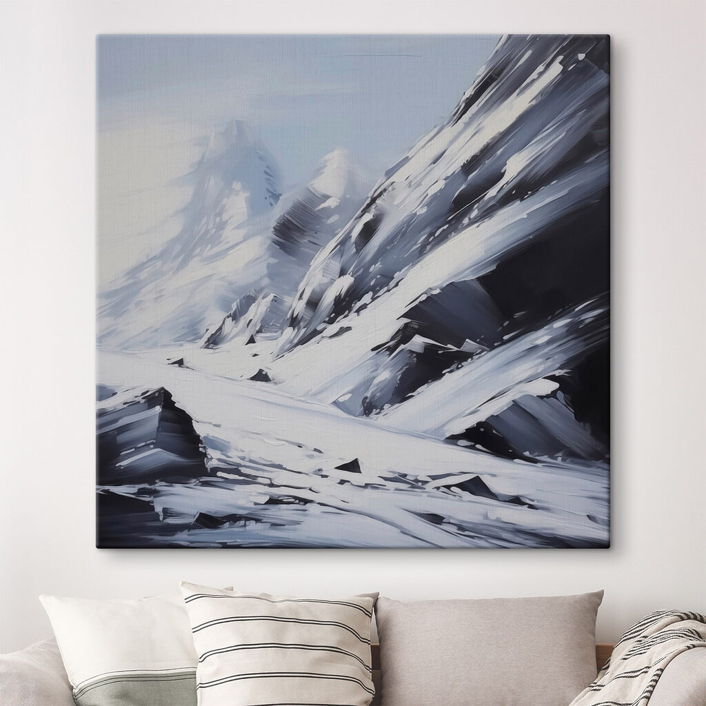 Snowy mountain range Snowy mountain range