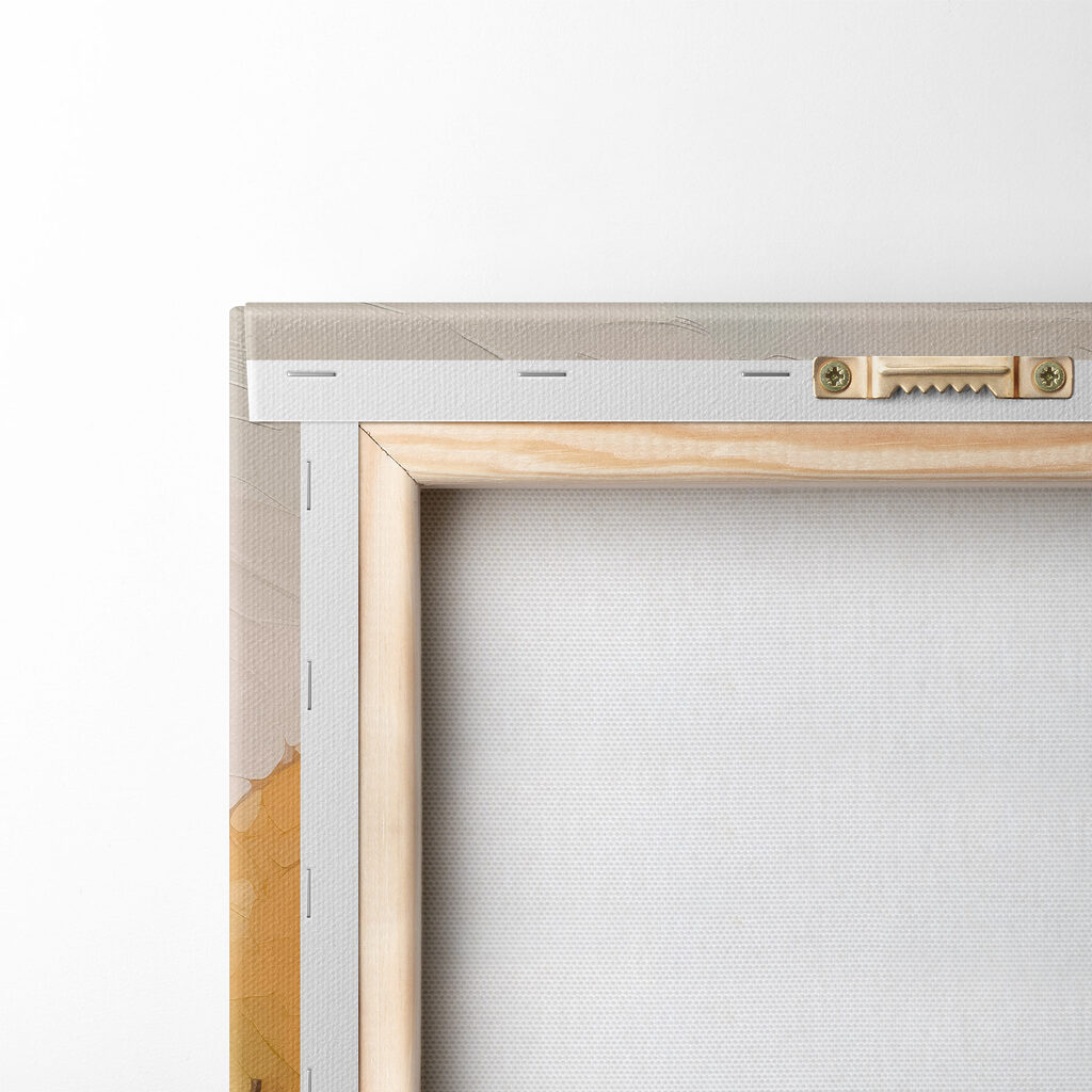 Painting of trees by water