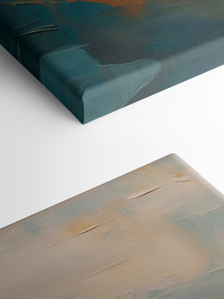 Painting of a mountain range Painting of a mountain range