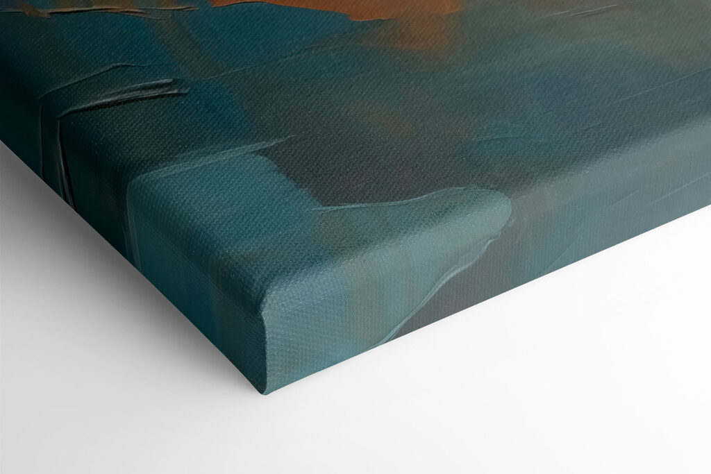 Painting of a mountain range Painting of a mountain range