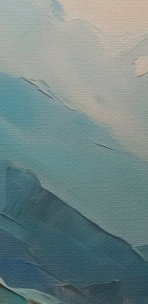 Painting of a mountain range Painting of a mountain range