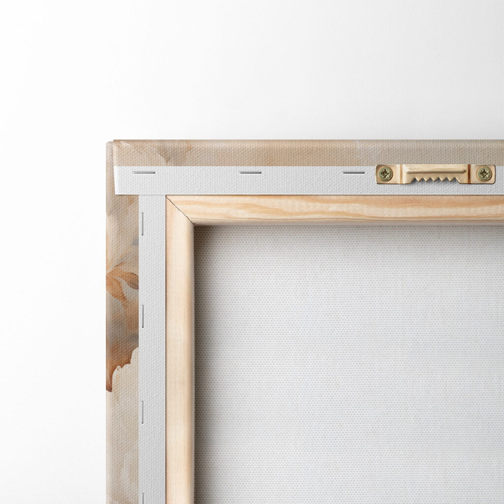 Painting of flowers on a wall