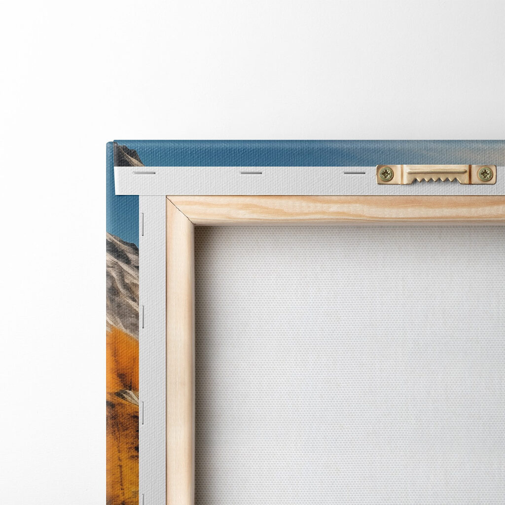 River running through a valley with mountains in the background