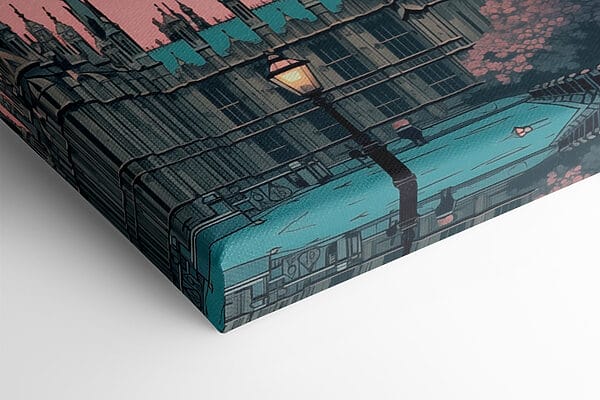 Hodinová veža so stĺpom lampy a stromami Hodinová veža so stĺpom lampy a stromami