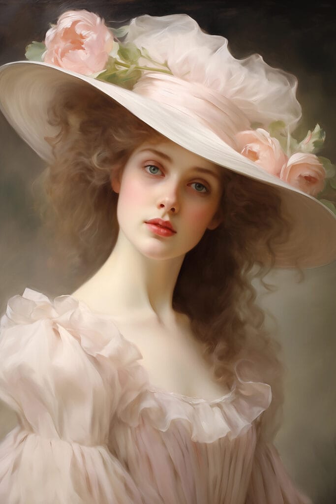 Woman in a hat Woman in a hat