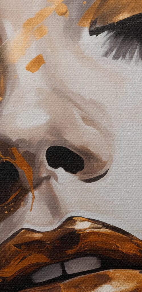 Ethereal beauty in muted tones