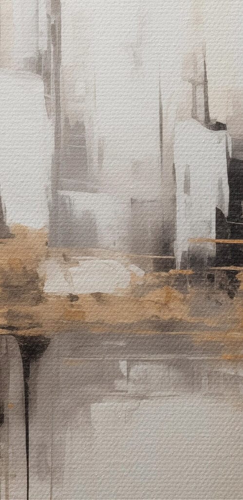 Painting of a city Painting of a city