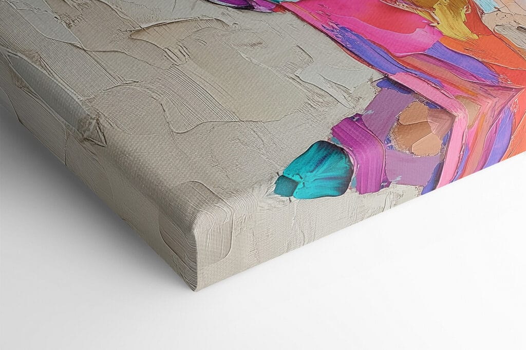 Painting of a man's head Painting of a man's head