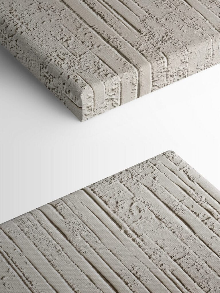 White wall with lines