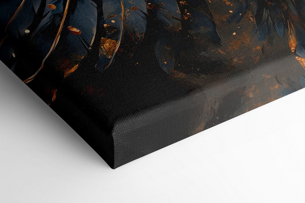 Majestic wings in dark elegance