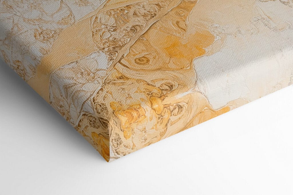 Painting of a woman with flowers in her hair Painting of a woman with flowers in her hair