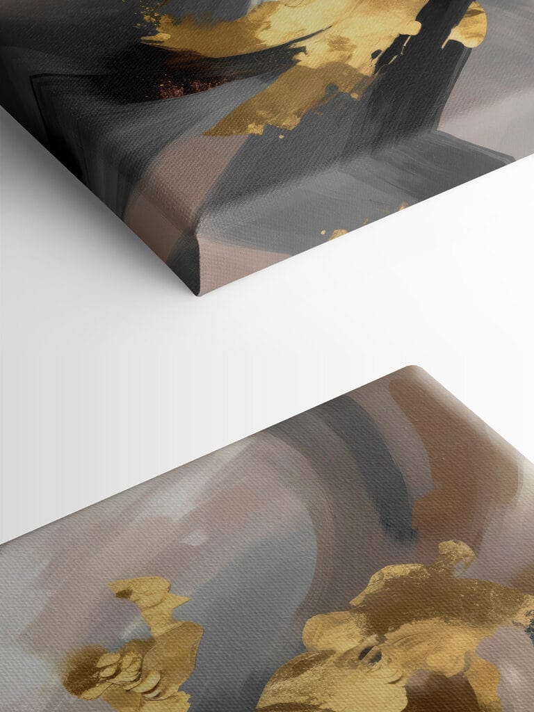 Dynamic swirls of color and texture