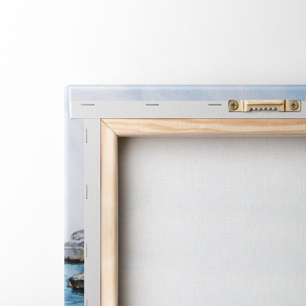 Two cups of coffee on a table by the water Two cups of coffee on a table by the water