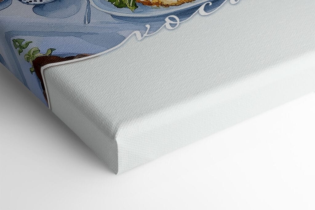 Table with food on it by water Table with food on it by water