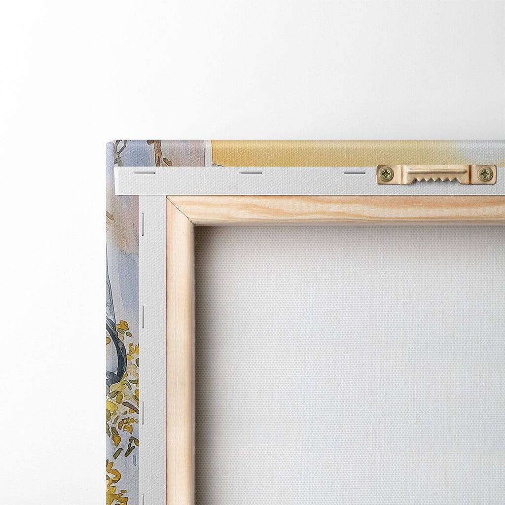 Table with food on it by water Table with food on it by water