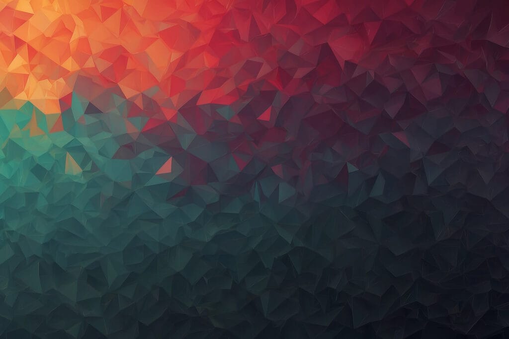 Colorful triangle pattern with light Colorful triangle pattern with light