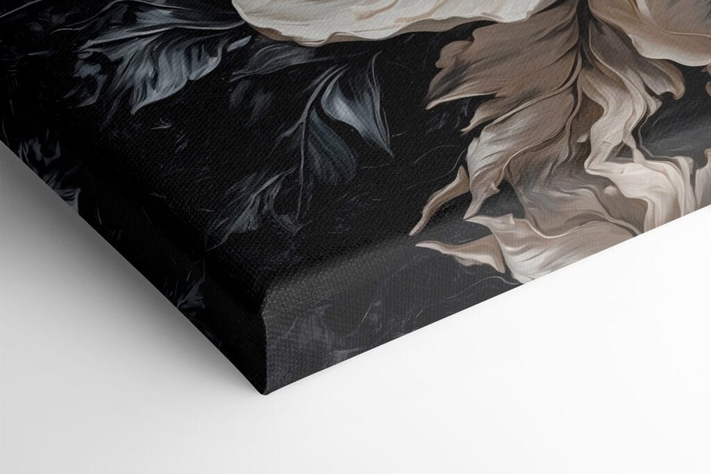 White flower with yellow center