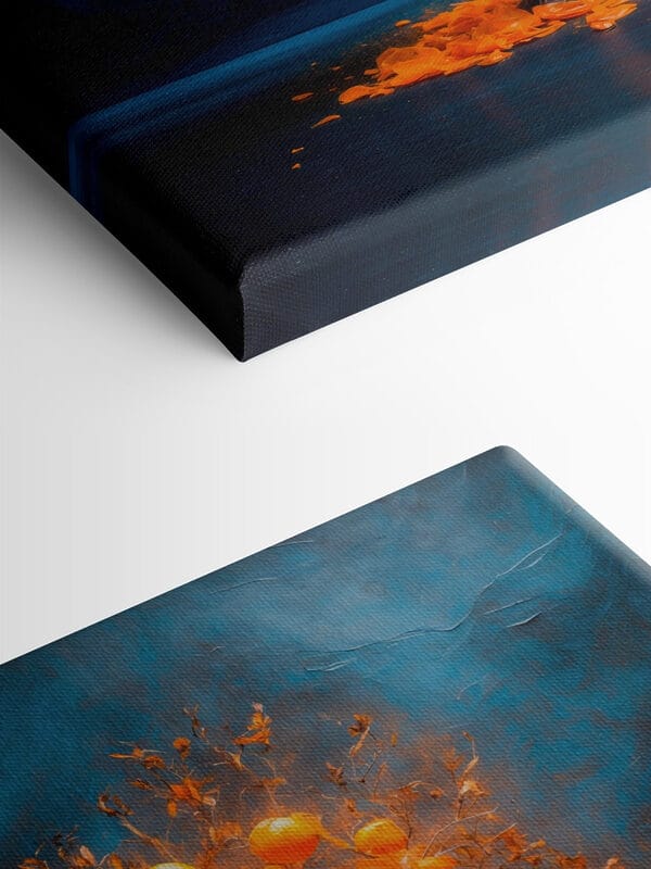 Tree with oranges in the middle