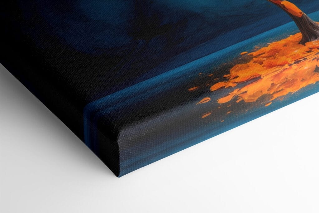 Tree with oranges in the middle