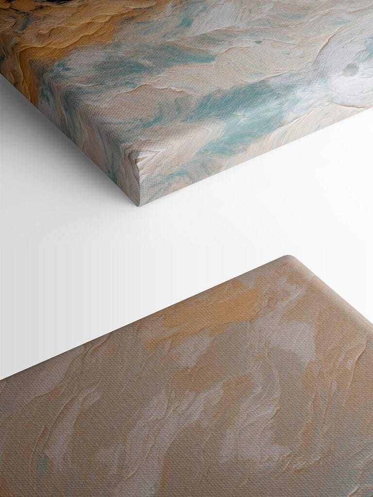 Painting of a mountain range Painting of a mountain range