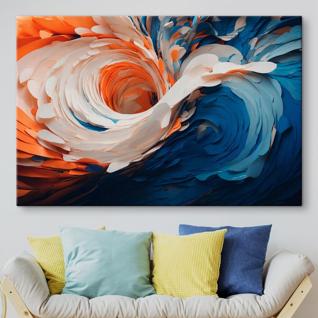 Vibrant swirling colors in motion Vibrant swirling colors in motion
