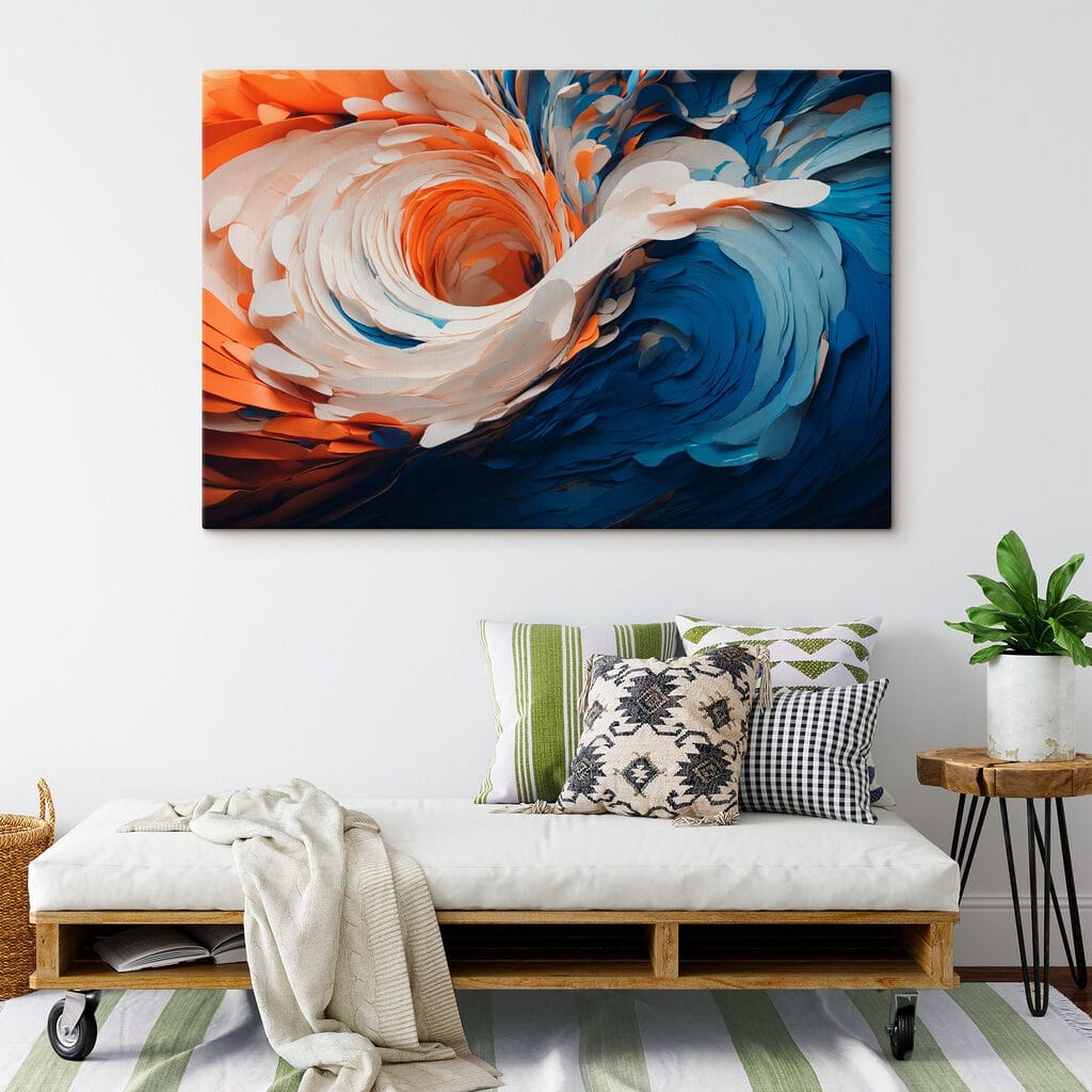 Vibrant swirling colors in motion Vibrant swirling colors in motion