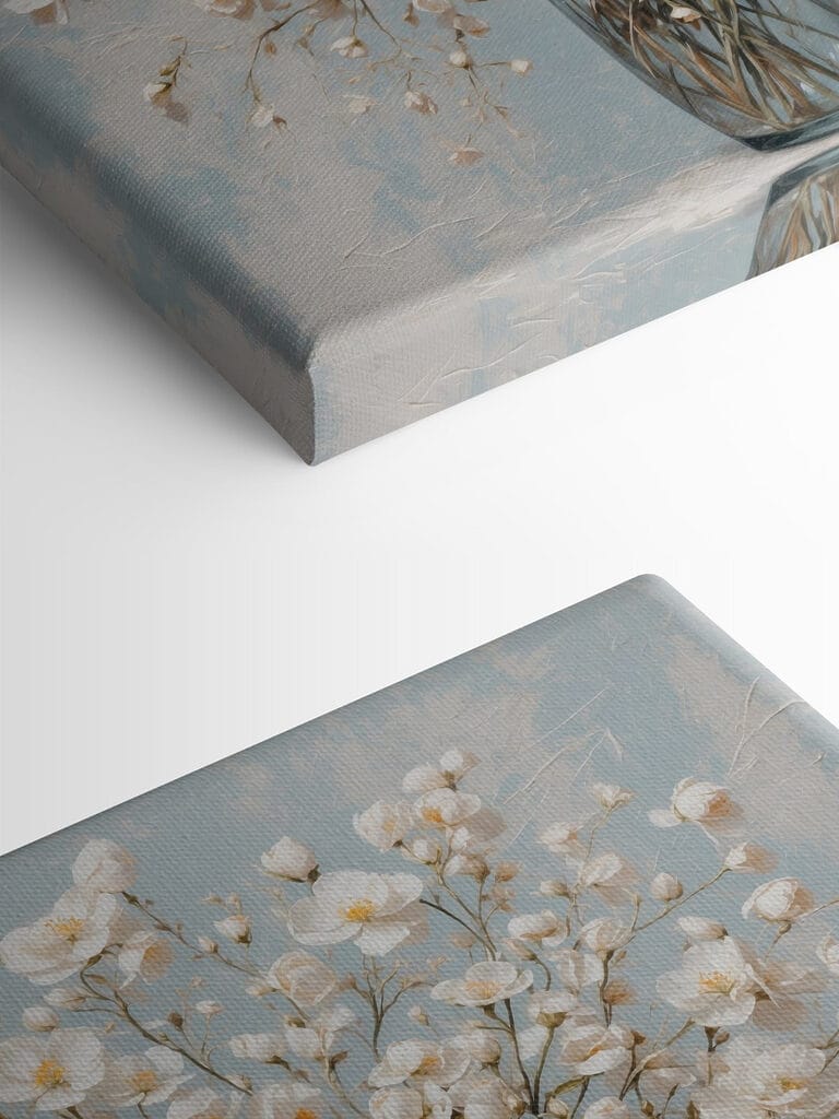 Vase of white flowers Vase of white flowers