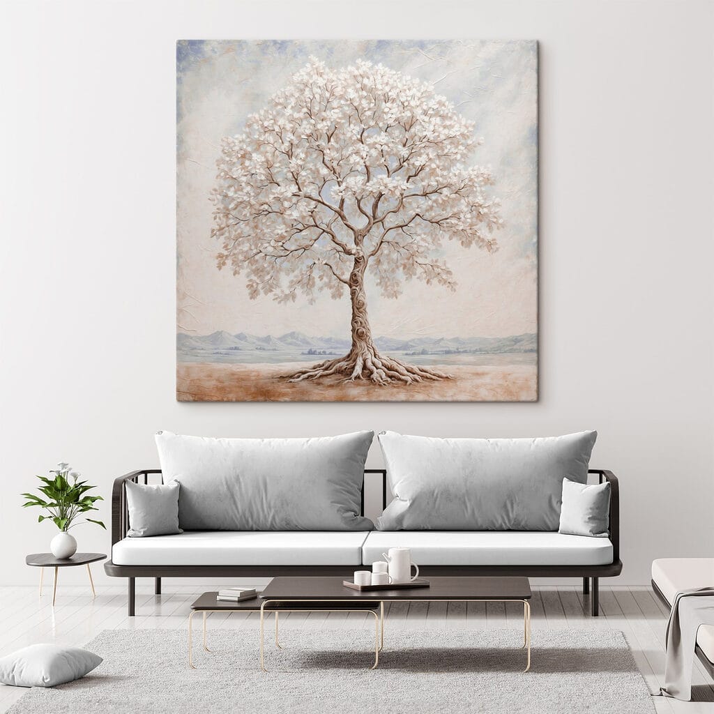 Tree with white flowers Tree with white flowers