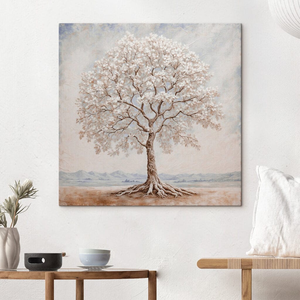 Tree with white flowers Tree with white flowers