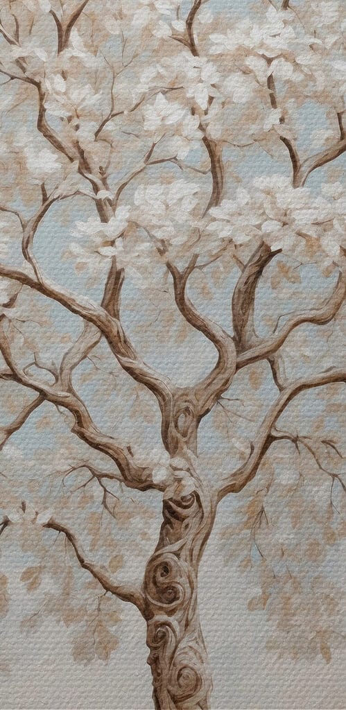 Tree with white flowers Tree with white flowers