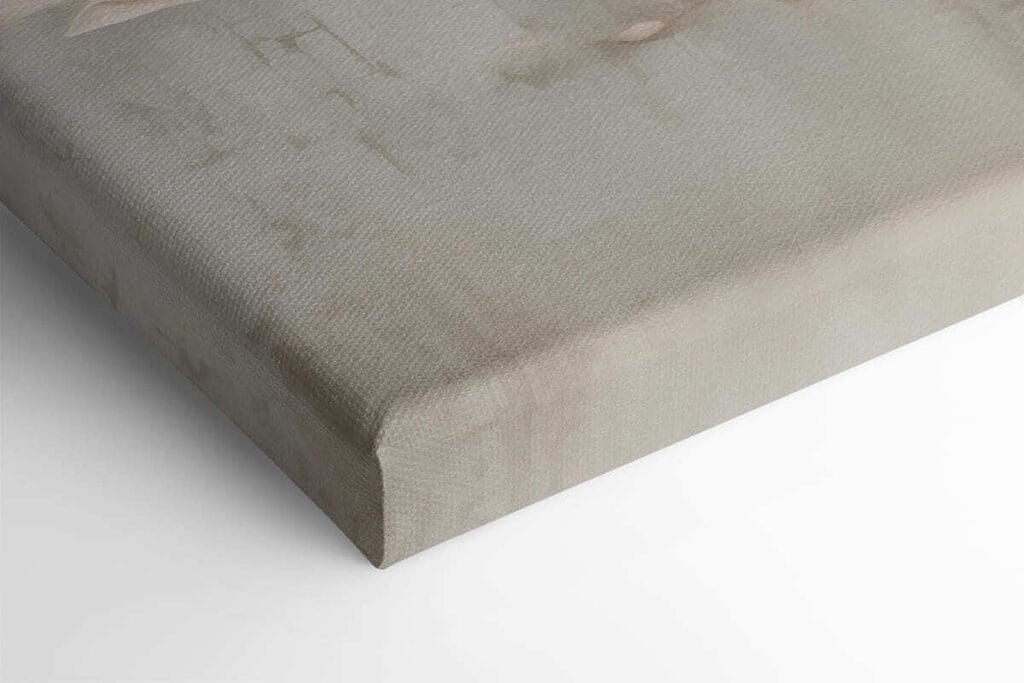 Painting of flowers on a wall