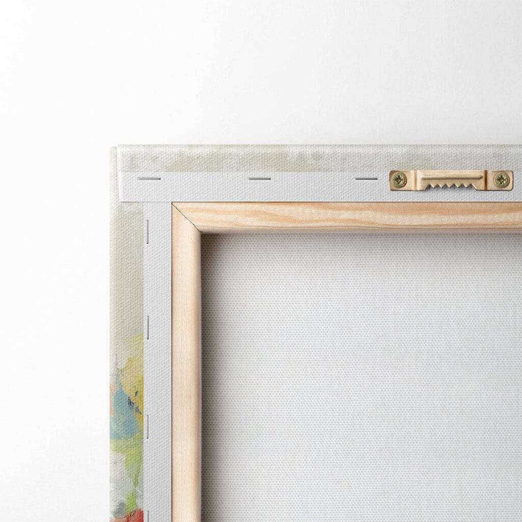 Painting of flowers on a white background