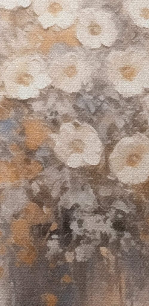 Painting of flowers in a vase