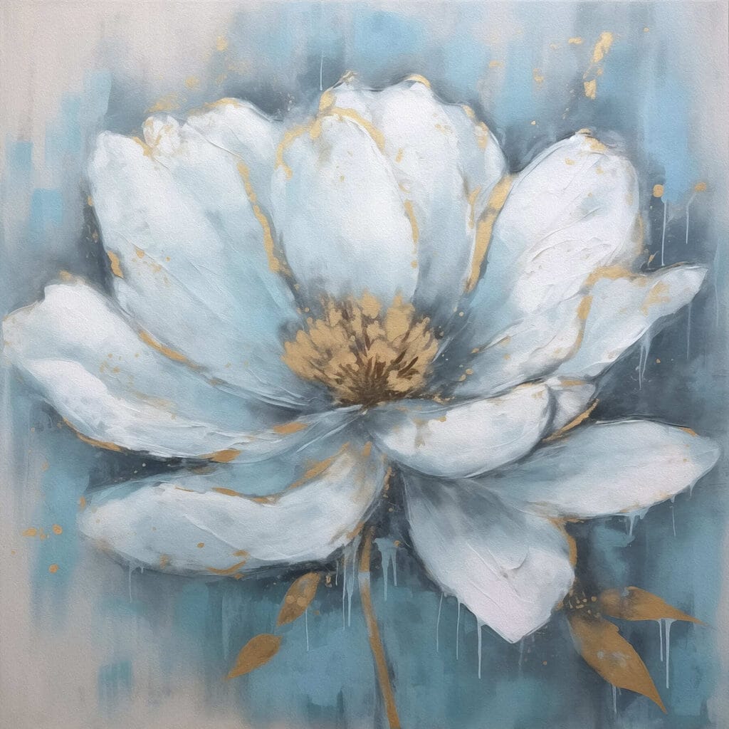 Delicate bloom against a soft backdrop Delicate bloom against a soft backdrop