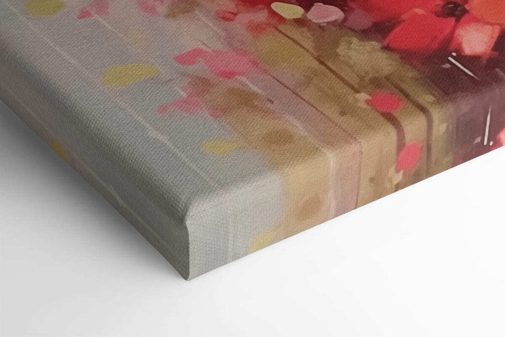 Painting of flowers in a vase