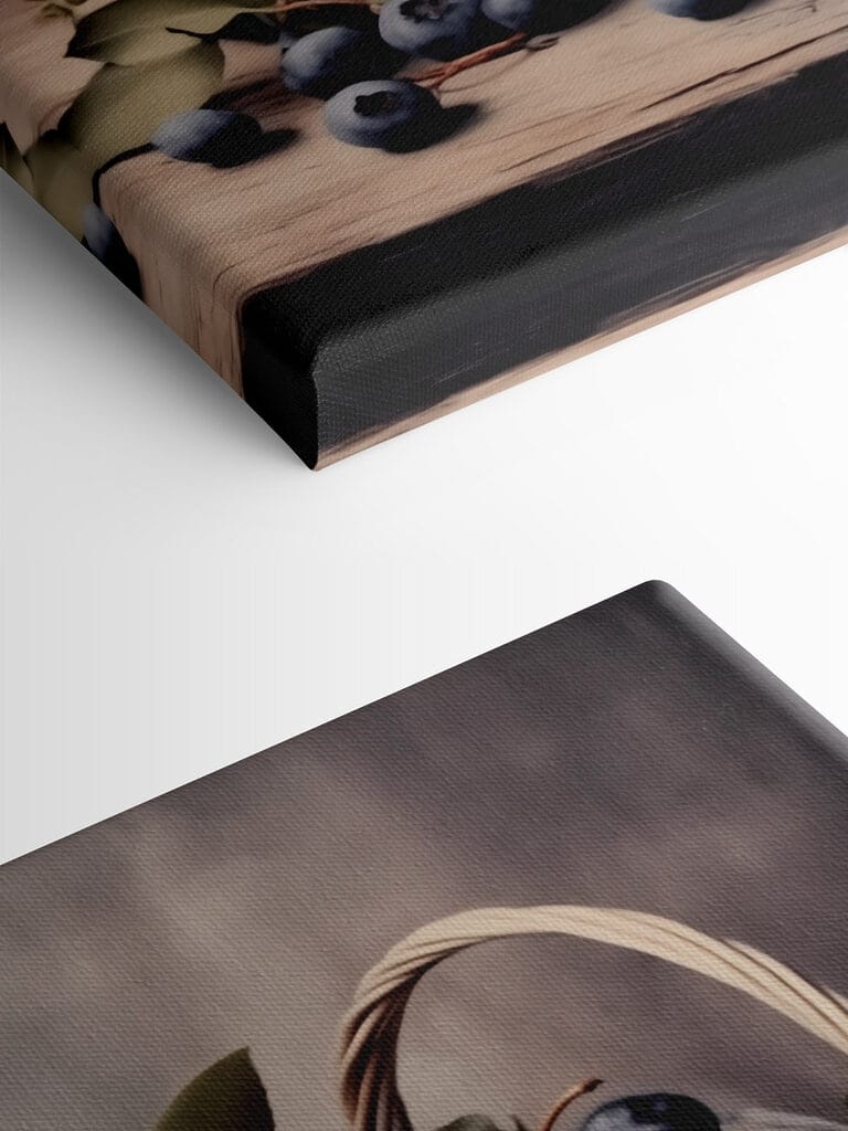 Basket of blueberries Basket of blueberries