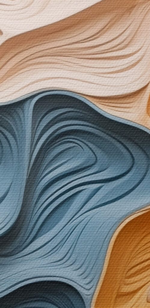 Flowing colors in abstract design Flowing colors in abstract design