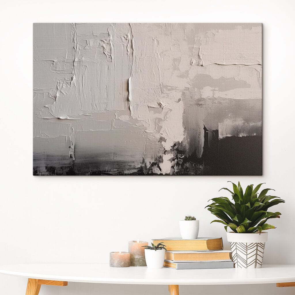 White and black wall White and black wall